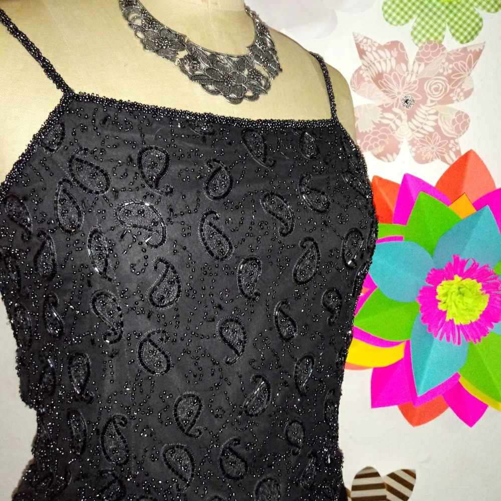 BLACK DRESS BLOUSE